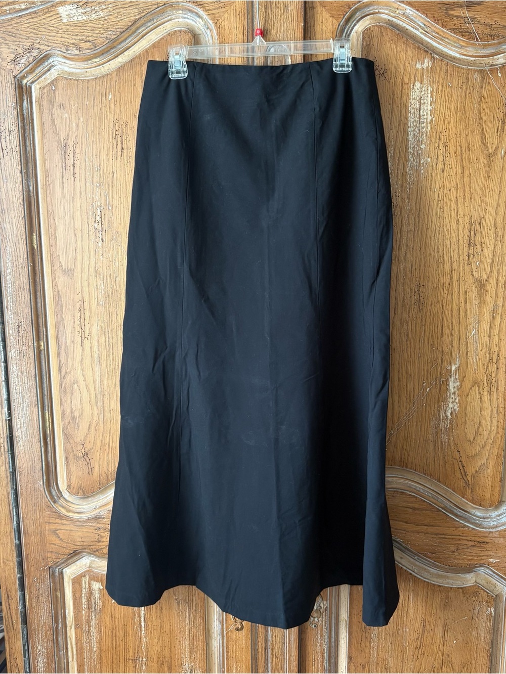 VTG Shape FX by Newport News
Black Panelled Maxi Skirt Stretch Size 10